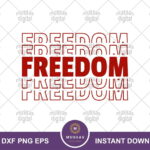 Freedom Mirror Style SVG