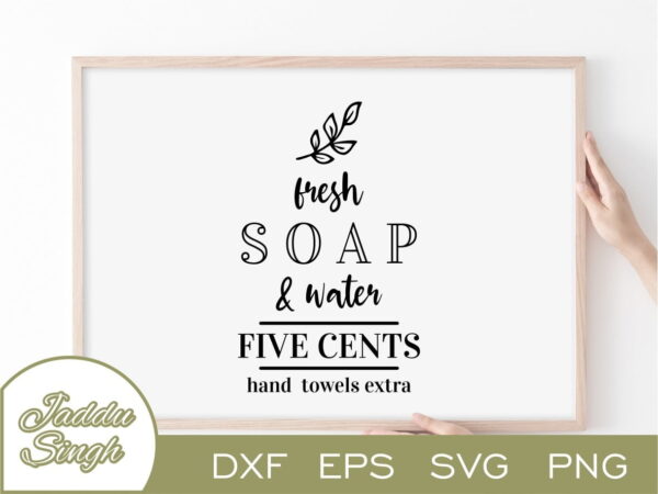 Fresh Soap And Water SVG