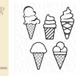 Ice Cream SVG Clipart