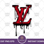 LV Brand Logo Drip