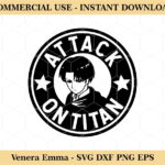 Levi Attack On Titan SVG Vector Image