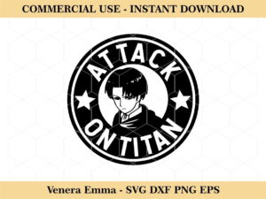 Levi Attack On Titan SVG Vector Image