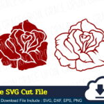 Rose SVG Cut File