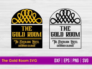 The Gold Room Digital Cut File The Shining SVG