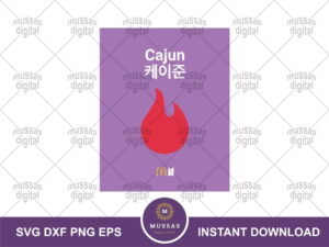 BTS Cajun BTS Meal SVG PNG Vector