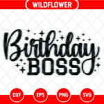 Birthday Boss SVG