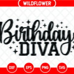 Birthday Diva SVG