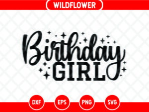 Birthday Girl SVG