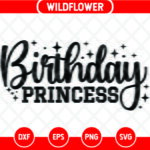 Birthday Princess SVG