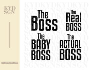 Boss Family SVG Bundle