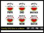 Family SVG One in a Melon