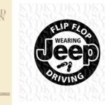 Flip Flop Wearing Jeep Driving