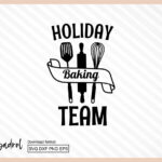 Holiday baking team