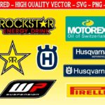 Husqvarna Motocross Decals Ready to Print and Cut Files Cricut Silhouette Cameo