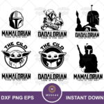 Mandalorian Family SVG Bundle