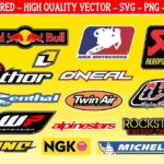 Motocross Decals Vector Files