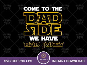 Star Wars Cut File Cricut Silhouette Vector Clipart Design Jedi Father Day SVG