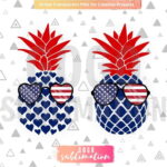 American Pineapple High Heat Screen Print