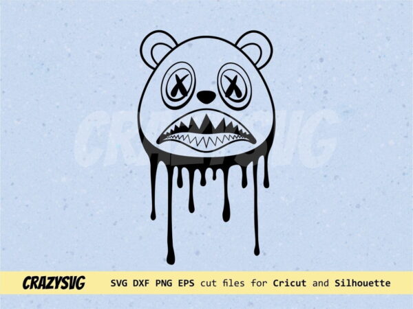 Baws Drip SVG Baws Bear Vector