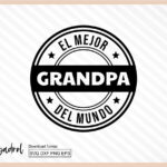 El Mejor Grandpa Del Mundo SVG