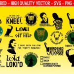 Loki SVG Vector Bundle Instant Download