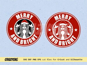 Merry and Bright Starbucks Logo