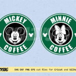 Mickey & Minnie Mouse Starbucks Logo