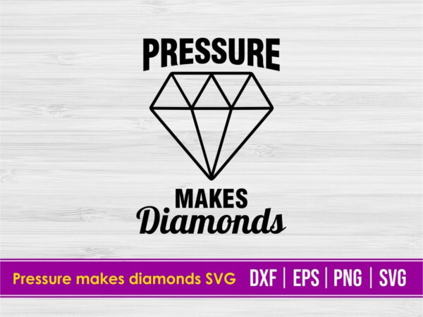 Pressure makes diamonds SVG