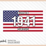 Vintage Classic Car 1941 80th Birthday T-Shirt Design