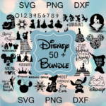 DISNEY SVG Bundle, Mickey SVG, Minnie svg, Disney svg, Disney shirt svg Files for Silhouette Cameo or Cricut