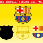 BARCA FC logo svg Barcelona fc layered vector png svg layer