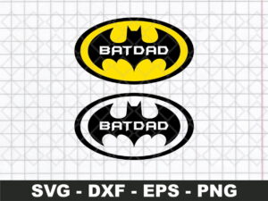 Batdad Logo SVG - Batman Super Hero