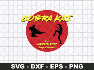 Cobra Kai VS Karate Kid Fight Logo SVG