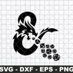 DND Dungeons And Dragons Logo SVG PNG Vector