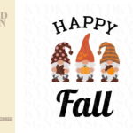 Happy Fall Gnomes svg