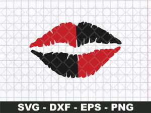 Harley Queen Lips svg