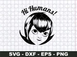 Hi Humans Mavis Head SVG - Hotel Transylvania