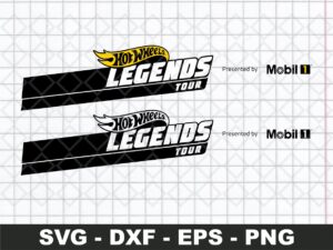 Hot Wheels SVG Design Legends Tour Vector Logo