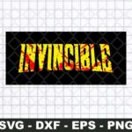 Invincible Bloody Logo SVG