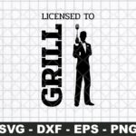 Licensed to Grill James Bond svg