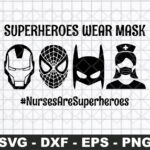 Nurses are superheroes svg