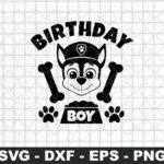 Paw Patrol Birthday Boy SVG