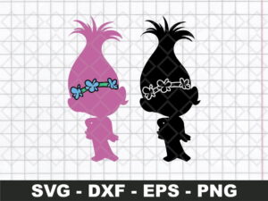 Princess Poppy Trolls SVG