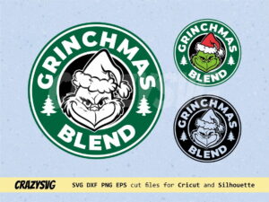 Starbucks Coffee Grinchmas Blend Logo SVG