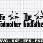 The Godfather and The Godmother SVG