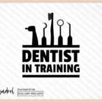 dentist in training SVG