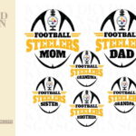 football family steelers SVG Mom Dad shirt desing PNG Vector