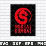 mortal kombat movie logo svg