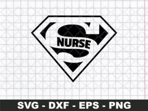 superman nurse svg