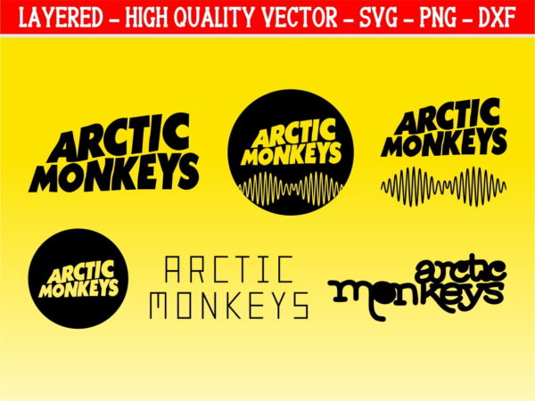 Artic Monkeys Logo SVG Cut File Cricut Music Band